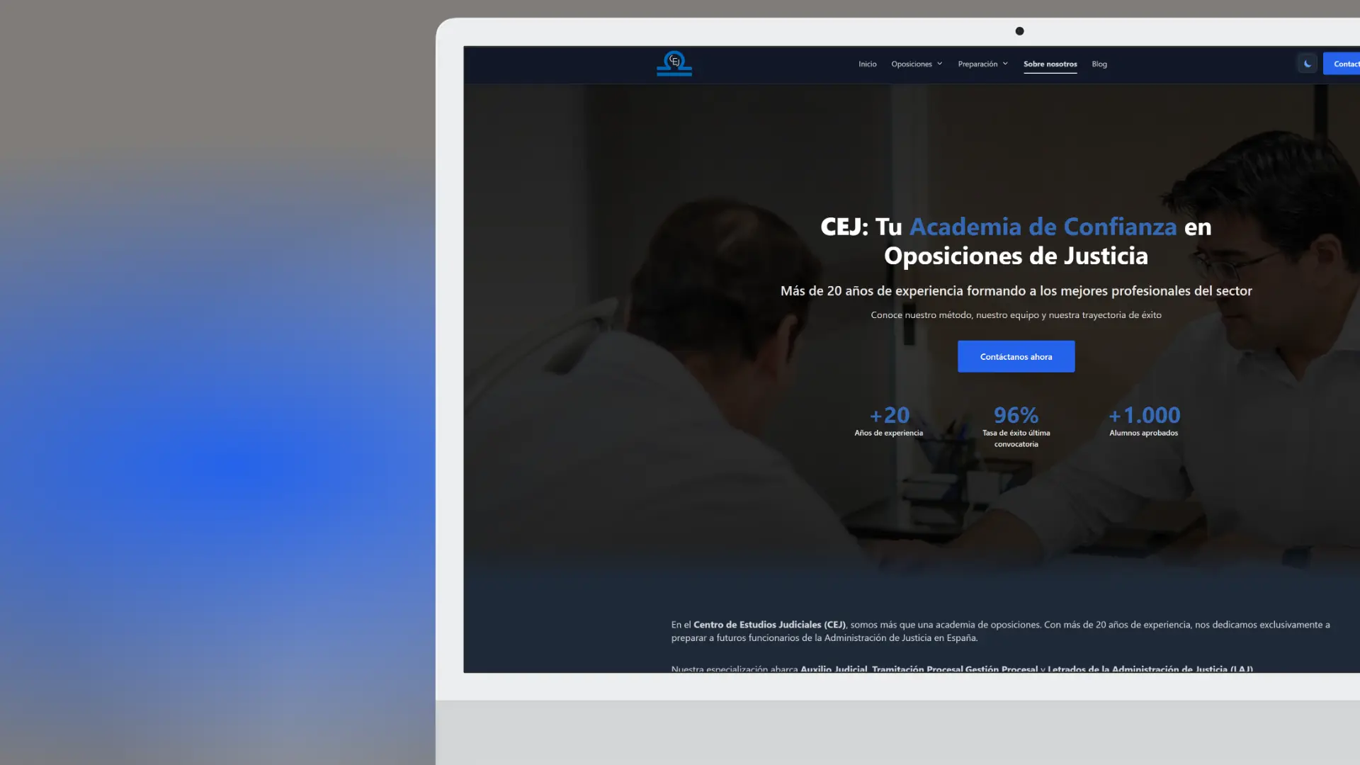 Academia CEJ Website - 6
