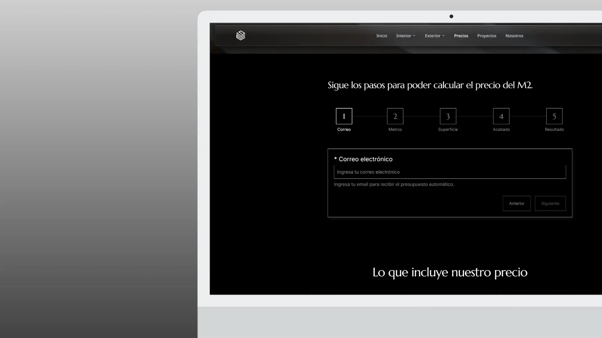 GM Microcementos Website - 2